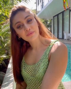 Shefali Jariwala Instagram - Life in green is a life serene 💚
#green #love 
.
.
.
#poolday #pooltime #summervibes #potd #travelgram #goa
