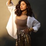 Shehnaaz Kaur Gill Instagram - ⭐️⭐️⭐️⭐️⭐️ Skirt by : @nadinemerabi Bracelets by : @misho_designs Heels by : @publicdesire Styled by : @manekaharisinghani Style with @chintan_shah08 📷 @shreyansdungarwal