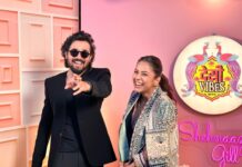 Shehnaaz Kaur Gill Instagram - My Next Episode with @bhuvan.bam22 #DesiVibeswithShehnaazGill Outfit: @svacouture Jewellery: @misho_designs Stylist: @junni.khyriem Team: @_ishitachandan_ Mua: @shuraakhan Hair: @cheemabaljit2 Location: @merakiistudioz 📸: @akshay_navlakhe