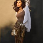Shehnaaz Kaur Gill Instagram - ⭐️⭐️⭐️⭐️⭐️ Skirt by : @nadinemerabi Bracelets by : @misho_designs Heels by : @publicdesire Styled by : @manekaharisinghani Style with @chintan_shah08 📷 @shreyansdungarwal