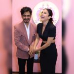 Shehnaaz Kaur Gill Instagram - Shot today with Bhagwan of acting - Mr. @nawazuddin._siddiqui What a vibe and energy. Had super fun. #DesiVibesWithShehnaazGill
