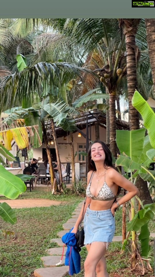 Sherlin Seth Instagram - Mentally still here, goa trip in a nutshell 🤍🌿✨ . . . . . BW pictures courtesy @tigerodyssey . #goa #goadiaries #explorepage #explore #abs #fitness #forme #foryou #forthegram #tamilactress #bollywood #hindicinema #teluguactress #sherlinseth #bikinigirl #bikini #beachbum #beach #palmbeach #palmtrees #hammock #reelsinstagram #viral #viralvideos #beauty