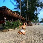 Sherlin Seth Instagram - 🌊🌻🎶 📸 @elizabethpaul__ 🤍 . . . . . #sherlinseth #thailand #phuket #bikinigirl #explore #explorepage #forthegram #forme #foryou #bollywood #sea #sand Cafe Del Mar Kamala, Phuket