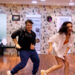 Sherlin Seth Instagram - Ude Dil befikre 🎶 with the OG guru @anandsinghofficial92 . . . . . . . . . #dancereels #dance #dancing #hiphop #hiphopmusic #bollywoodsongs #bollywood #bollywooddance #tamilactress #tamilsongs #teluguactress #hindisongs #sherlinseth #forthegram #forme #foryou #explorepage #explore #viralreels #whitedress #orange #miniskirt #legs Mumbai - मुंबई
