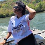 Shilpa Manjunath Instagram – Sailing like royalty on this magnificent day yacht. #yachtlife