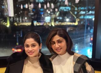 Shilpa Shetty Instagram - Sisters … means you always have back up ❤️🧚‍♀️🧿 #sistergoals #londondiaries #love #mine #sisterhood #gratitude #munkiandtunki