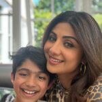 Shilpa Shetty Instagram - Love this old throwback video ♥️ My darling @theviaanrajkundra... You are THE MAGIC and you add a sparkle to all our lives 💫 Thank you for choosing me, my son… So proud to see you as this respectful grandson, loving son, spying Paaji, and dependable friend 🧿Happiest 11th birthday, my baby. We looooovvvvvve you!!♥️♥️😍😍🧿🧿 #SonDay #blessed #love #blessed #Birthdayboy