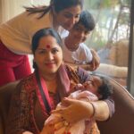 Shilpa Shetty Instagram - Blessed with the best of both worlds ♥️ Heartfelt Gratitude for every day of selfless love and unconditional blessings 😇🤗🧿♥️ #MothersDay #UnconditionalLove #grateful #blessed #love