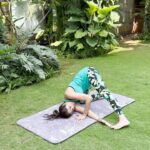 Shilpa Shetty Instagram - Some days are bustling with energy, while some days are rather laid-back and feel lazy. Regardless of whether you’re going to be running around all day, or you will be seated at your desk for the better part of the day, or you have a rather relaxed day at home… always remember to give yourself a full body stretch in the morning. I prefer the Urdhva Mukha Pasasana, as it helps relieve the tension in the upper-&-mid-back region. It also removes pains, aches, & tightness of the upper back, cervical, shoulders, & rotator cuff muscles. Additionally, stretching the legs to the side helps improve the flexibility of the hip joint, pelvic, & adductors muscles. You’re going to love the loosened up and light feeling one gets after this, trust me!♥️ Remix this reel with me, if you do practice this at home🧘🏻‍♀️🧘🧘🏻‍♂️ #MondayMotivation #SwasthRahoMastRaho #SimpleSoulful #FitIndiaMovement #FitIndia #HomeExercises #yoga #healthiswealth #yogasehihoga