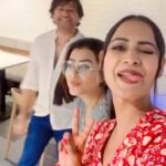 Shilpa Shinde Instagram - #shoot #webseries #upcoming #actress @tejasvikhatal #tejasvi #khatal #reel #margaontheclosedfile #margaon #shooting