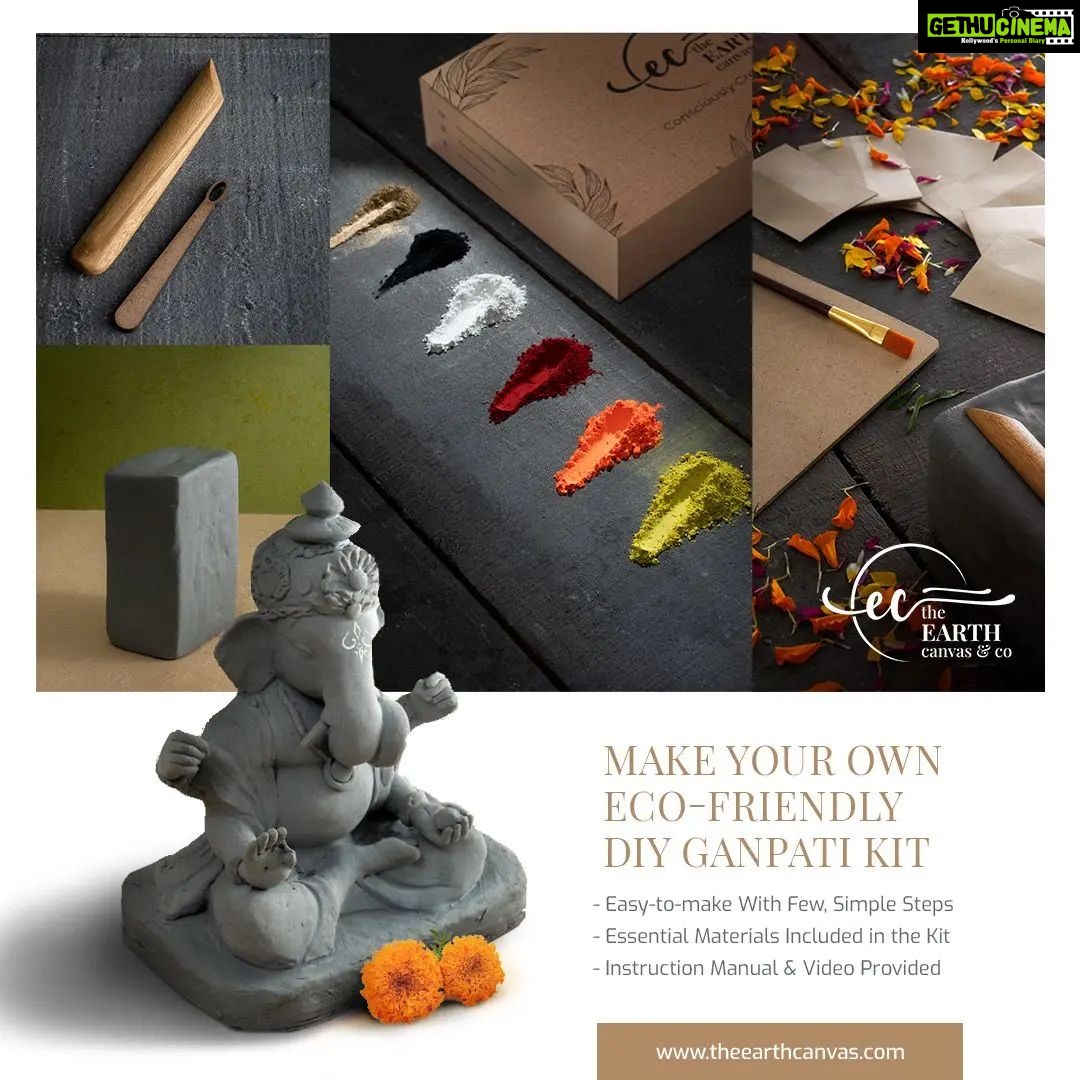 Shilpa Shinde Instagram - It's a great initiative of @raqeshbapat to sculpt an eco friendly idol to reduce the adverse impact on the environment. So Here’s a kit curated by #RaqeshBapat that helps you easily create an eco-friendly Ganpati with your own hands😍 Let's Celebrate this Ganesh Chaturthi in an eco-friendly way by making our own Ganpati with Earth Canvas' DIY kit. Visit theearthcanvas.com @theearthcanvasandco and order your DIY Ganpati kit ! #merabappaecofriendly #ecofriendly #ganpati