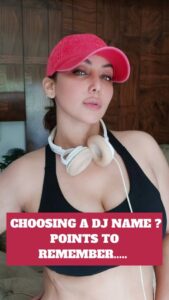 Shilpi Sharma Instagram - Choosing a DJ name is a big decision and a challenging one, and it's not one to be taken lightly. Your name is the first thing that people will see when they come across your music, so it needs to be memorable, unique, and catchy. Your DJ name is essentially your brand, and it's important to choose a name that is, easy to remember and reflects you as an artist. 
It's important to make sure that the name you choose is not already taken by another artist so pls do some online research for that. The name should also reflect your genre and style of music. For example, if you play house music, or Bollywood music you may want to choose a name that reflects that genre. Take some time to brainstorm and come up with a list of potential names. It's also a good idea to get feedback from friends and fellow DJs. Remember, your DJ name is an important part of your identity as an artist, so choose wisely.
