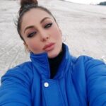 Shilpi Sharma Instagram - 💙 . . . #Kashmir #snow #2023 #snowmountain Gulmarg, Kashmir