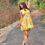 Shiny Doshi Instagram - "Dancing my way through the golden paradise of Goa, where the sun kisses my skin and the waves whisper melodies in my ears. ✨💃 Embracing the sheer bliss and infectious energy of this magical place, twirling and spinning with pure joy. 💛🌴 #GoaVibes #SunsetDance #PureBliss"