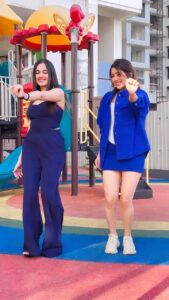 Shivangi Joshi Instagram - Vibing on this crazy song from #selfie with my bestie #KudiyeeNiTeri 🤍