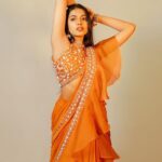 Shivani Rajashekar Instagram – Wearing @varunchakkilam 🧡
Styling @officialanahita ❤️
Pc @srujanluckyphotography