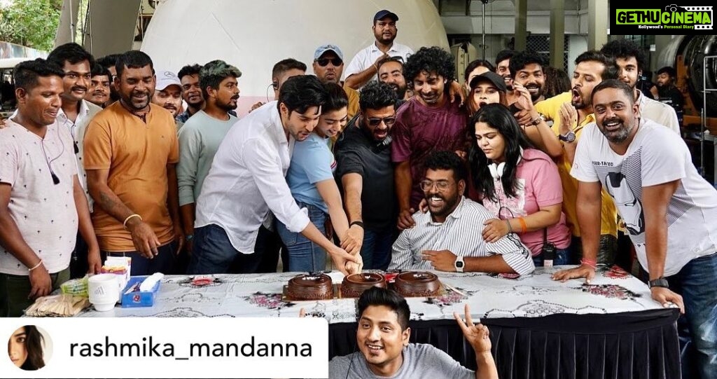 Shivin Narang Instagram - #Repost . Its a wrap for GOODBYE 🎥♥️ Goodbyes are never easy Specially from this wonderful team .Thank you #vikasbahl n @castingchhabra for believing in me & making me part of this wonderful journey . Dreams do come true i can say that after getting the opportunity to work with @amitabhbachchan Sir You are True legend and only you can be where you are. I wish i can be just 1% of your hardwork , dedication & simplicity in my life as an Actor. And what can i say for @rashmika_mandanna you are amazing,full of life & positivity National Crush in true sense. @pavailgulati @sahilmehta4 Missed u guys at the wrap up party 🤗 and will miss this whole cast and crew Thank you for the memories. See you soon 🍿