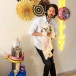 Shivin Narang Instagram - #Holly 1st Birthday 🎉 🐶 She is the cutestttt & @shriyanka1 @vanshiks Congratulations n lots n lots of love ❤️🤗