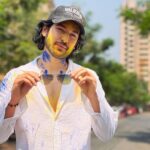 Shivin Narang Instagram - Happy Holi …. Apni thodi late tak chalti hai 🎨 ❤️ . . #happyholi #shivinnarang #photodump