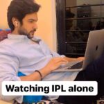 Shivin Narang Instagram - DOSTS forever Watching ipl was never soo much fun … thanks @disneyplushotstar for this addition.. loved it #HotstarDosts #MivsCSK #Ad