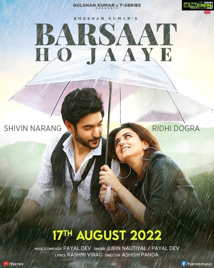 Shivin Narang Instagram - Embrace the feeling of love with #BarsaatHoJaaye Song releasing on 17th August. Stay tuned. #tseries @tseries.official #BhushanKumar @jubin_nautiyal @payaldevofficial @iridhidogra @therashmivirag @adityadevmusic @ashishforfilms @rajguptaofficial @digambar103
