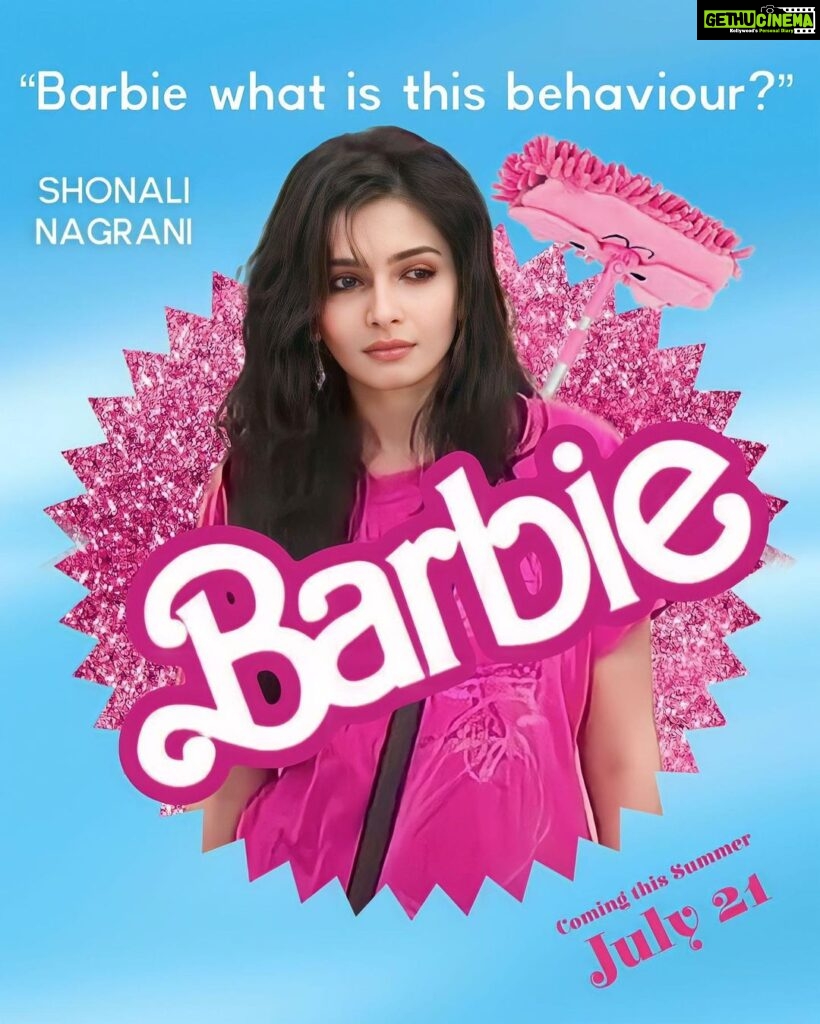 Shonali Nagrani Instagram - Had to do this:) #barbie #barbiedoll #barbiethwmovie #poojawhatisthisbehaviour #poojawhatisthisbehaviour🙄🤷‍♀️🤦‍♀️😂 #barbiemovie