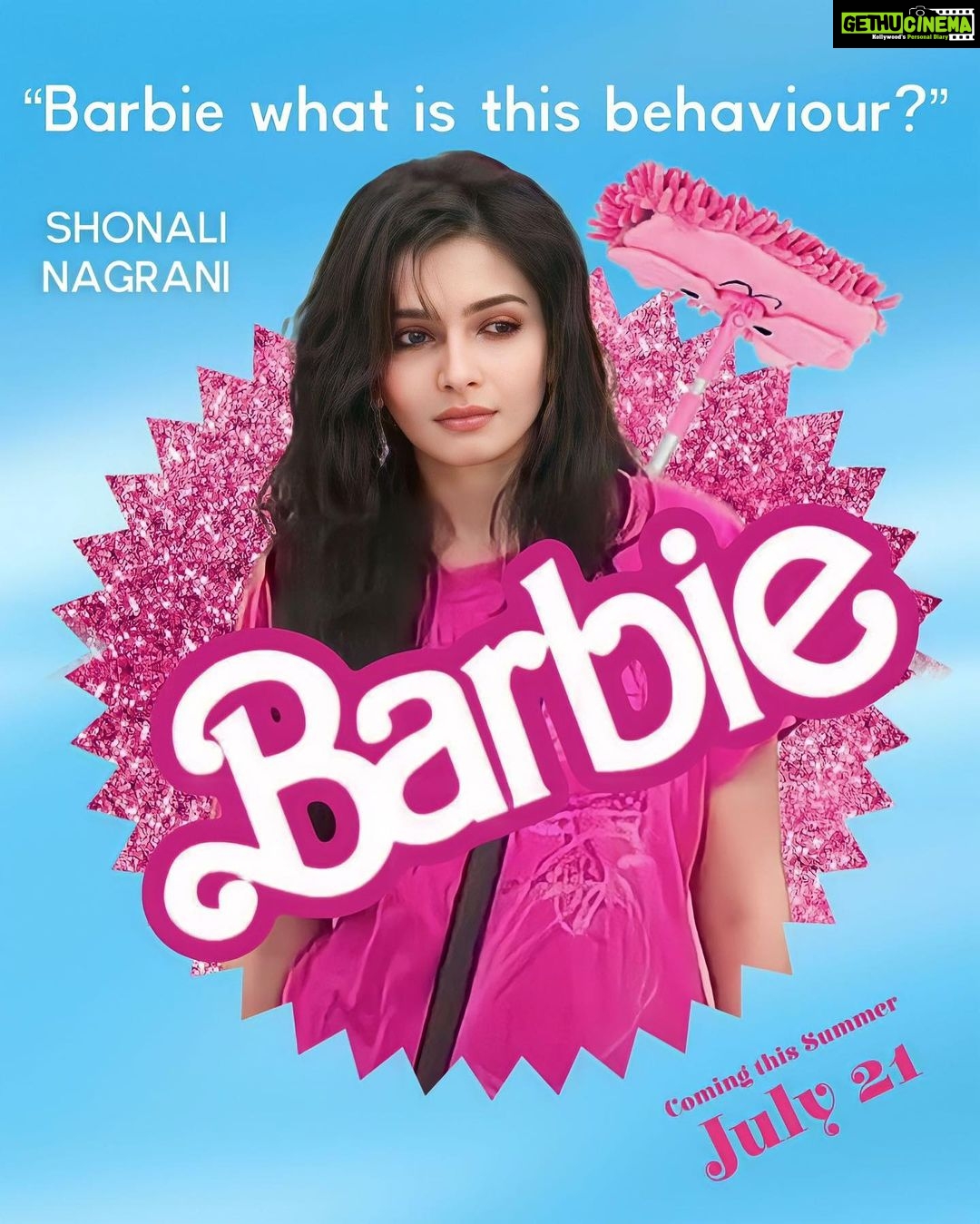 Shonali Nagrani Instagram - Had to do this:) #barbie #barbiedoll #barbiethwmovie #poojawhatisthisbehaviour #poojawhatisthisbehaviour🙄🤷♀️🤦♀️😂 #barbiemovie