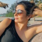 Shonali Nagrani Instagram – Even when I’m not in Goa a part of me is always there. 
Goa settles my soul with calm and ❤️:)
#goamemories 
#goadiaries 
#throwback 
#goalove #love #bliss #soul #takemethere #beachvibes #beachlife #seawater #reelsvideo #reels