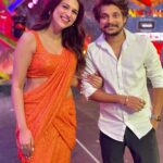Shraddha Das Instagram - With the gorgeous and lovely ❤️❤️❤️ @shraddhadas43 garu … 🥰💕 FAV one and missing fun