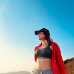 Shraddha Das Instagram - The most beautiful trek organised by @radissonresortandspalonavala , the moment at the top of the mountain was just surreal 😍 #trek #travelgram #lonavla Radisson Resort & Spa Lonavala