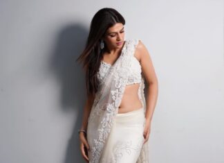 Shraddha Das Instagram - Dhee 15 Saree : @frontierphagwara Accessories: @the_jewel_gallery Styling : @avanipratapgumber Hair : @salomipillai Make up : @hareshwarp 📸 @stolenartss_photography #dhee #hyderabad #sareelove #shraddhadas Hyderabad India