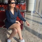 Shraddha Das Instagram - ✈️ Hyd 🧥 @poshaffair.co @viralmantra Mumbai, Maharashtra