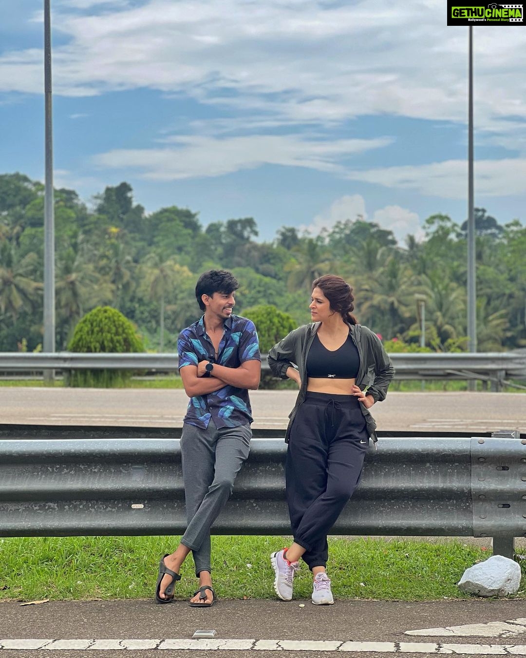 Shraddha Das Instagram - Happy birthday to my Brother from almost another mother @krishnatejah Had some of the craziestttt and most memorable times with you. Sharing our maddd times here š¤ #birthdaypost #besttimes #rummy Colombo, Sri Lanka