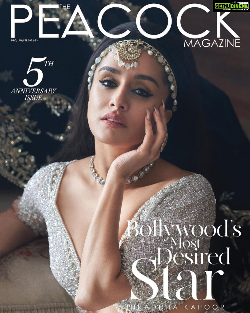 Shraddha Kapoor Instagram - 🧚🏼‍♀️🦄✨ In the Dec ‘22 & Jan-Feb ‘23 issue of the @thepeacockmagazine_, Bollywood’s Most Desired Star—@shraddhakapoor gets candid as she talks about how she has grown as an actor and as a person, how her new role as an entrepreneur excites her to look out for potential investment opportunities and the other facets of her persona that she brings to the table. . . ‘For me, it’s always important to learn and grow; and I see these preparations for my roles as an opportunity for growing and learning. I attempt to get under the skin of my character and be in the correct headspace for the role, whether it’s the dialect, the look or the mannerisms — I try my best to imbibe the qualities of the character. I’m a complete director’s actor and when I’m on set I try to bring life to the director’s vision, for which I need my preparation in place to make that happen,’ says our cover star of the fifth anniversary issue, Shraddha Kapoor @shraddhakapoor . . . . . Photographer – @tarun.vishwa Stylist – @mohitrai Assisted by – @tarangagarwalofficial of @teammrstyles Makeup – @shraddha.naik Hairstylist – @nikitamenon1 Jewellery – @thehouseoframbhajos Production – FSP Production Executed by - Niharika Singh of @studiolittledumpling Wardrobe - @falgunishanepeacockindia @falgunipeacock @shanepeacock . . . . . #falgunishanepeacockindia #falgunishanepeacock #thepeacockmagazine #travelpeacockmagazine #falgunipeacock #shanepeacock #fsp #shraddhakapoor #coverstar #decjanfebissue #fifthanniversary