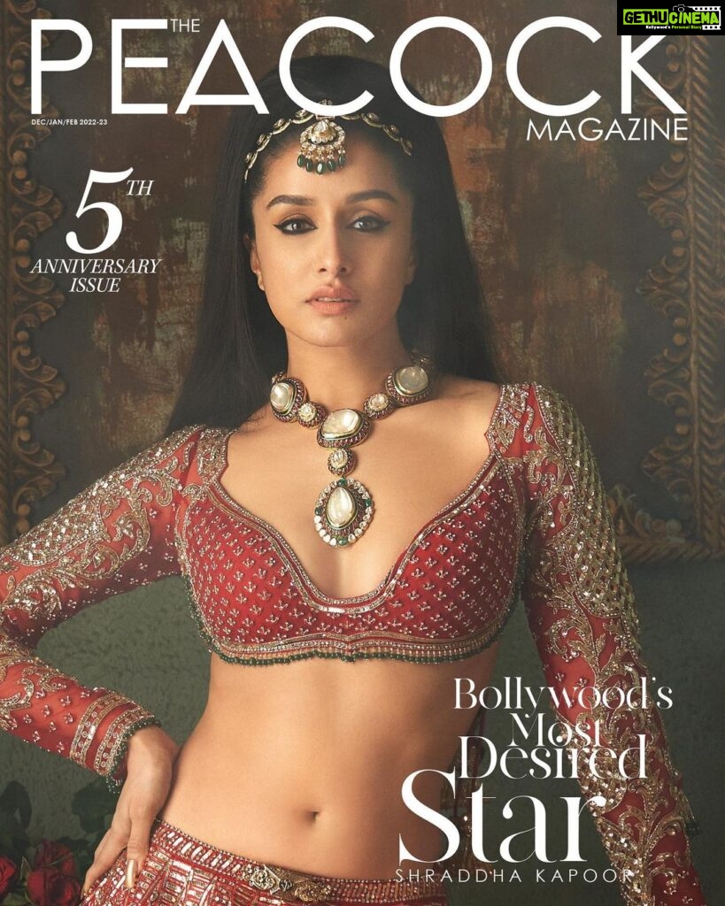 Shraddha Kapoor Instagram - ☄️🔥🚀 Bollywood’s Most Desired Star—@shraddhakapoor gets candid In the Dec ‘22 & Jan-Feb ‘23 issue of the @thepeacockmagazine_, as she talks about how she has grown as an actor and as a person, how her new role as an entrepreneur excites her to look out for potential investment opportunities and the other facets of her persona that she brings to the table. . . ‘For me, it’s the role and the script, that are the deciding factors before I agree to sign a film. Whether it’s a small or a large part, it has to be significant and one that excites me as an actor. I also look at the story from the perspective of the audience – whether it excites me as an audience, whether it’s something I would enjoy watching, and then take an instinctual call keeping these factors in mind,’ says our cover star of the fifth anniversary issue, Shraddha Kapoor @shraddhakapoor . . Photographer – @tarun.vishwa Stylist – @mohitrai Assisted by – @tarangagarwalofficial of @teammrstyles Makeup – @shraddha.naik Hairstylist – @nikitamenon1 Jewellery – @thehouseoframbhajos Production – FSP Production Executed by - Niharika Singh of @studiolittledumpling Wardrobe - @falgunishanepeacockindia @falgunipeacock @shanepeacock . . . #falgunishanepeacockindia #falgunishanepeacock #thepeacockmagazine #travelpeacockmagazine #falgunipeacock #shanepeacock #fsp #shraddhakapoor #coverstar #decjanfebissue #fifthanniversary