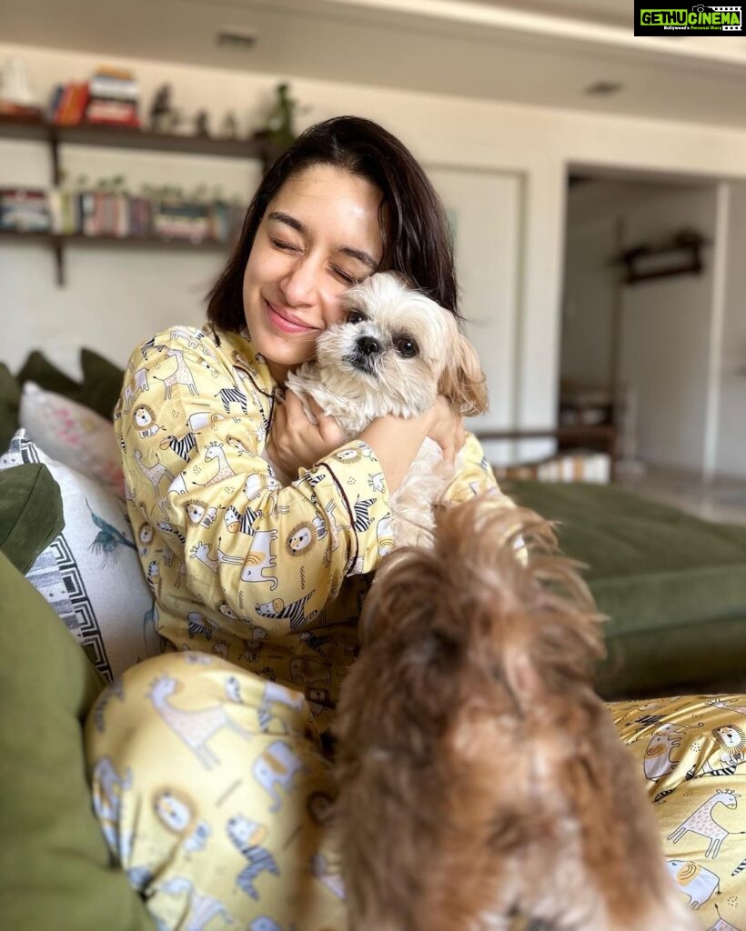 Shraddha Kapoor Instagram - What’s your Sunday mood??? Mine is Jhalli 🦦🙃🧌