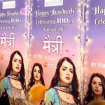 Shrenu Parikh Instagram - Happy 100th to us!! #maitree @zeetv @sunshineproductionsofficial @cma.sees @sudhirpix @tanejanamish @chaudharybhaweeka @amitmalik7726 @harkiran_kaur7 @chandrika_bhardwaj9 @reemstini @_ichiragkapoor._ @samarthjurel @ananyakhare1 @smita.gupta_ @vijaylaxmisingh27 @a_kapoor10 @vorapratishofficial