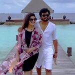 Shreya Anchan Instagram - Best trip ever 😍 #maldives @sidhu_sid_official I hope you had the Best Birthday Weekend ❤️😘 Thank you @touronholidays For helping me to plan this trip 😍 Coco Palm Bodu Hithi, Maldives