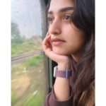 Shreya Anchan Instagram – Train journey after a long time ♥️ #mangalorediaries