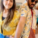 Shreya Anchan Instagram - I know we are super late to this trend 🤪 But wanted to try this with him 🤣 @sidhu_sid_official 🫰🏻