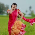 Shreya Anchan Instagram - Happiness is wearing a Halfsaree ♥️ From @ivalinmabia 📸 @dhanush__photography @priyaregan_mb