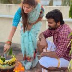 Shreya Anchan Instagram - அனைவருக்கும் இனிய தமிழர் திருநாள் நல்வாழ்த்துகள் 🌾☀️ #pongalcelebration ♥️