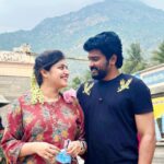 Shreya Anchan Instagram - 🥰🧿❤️ #templevisit #tiruvannamalai #omnamahshivaya Thiruvannamalai,tamilnadu
