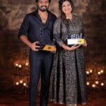 Shreya Anchan Instagram - Thank you for the award best actor of the year 2022 & best actress of the year 2022 @fab_stars_iconic_awards #fabstarsiconicaward2022 #sidhushreya #sidhusid #shreya Event organiser : @fab_by_faiza @abdul_fab_events Photography : @clickfactory_photography