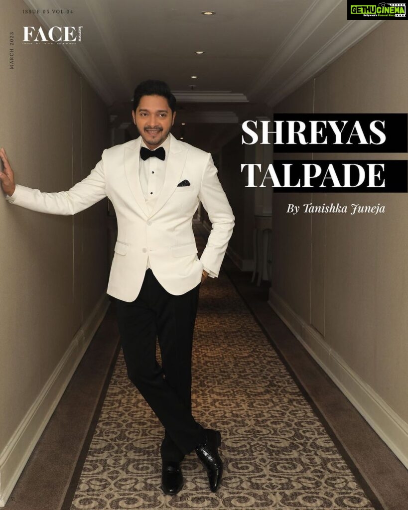 Shreyas Talpade Instagram - Coming from a humble middle-class Maharashtrian family with no film connection whatsoever, @shreyastalpade27 has left a mark with his achievements in the film industry. Click on the link in bio to read our conversation with Shreyas Talpade. #FaceMagazine #ShreyasTalpade #MarathiMovies #Bollywood #ExclusiveInterview #Actor #Meetthefaces #Explore