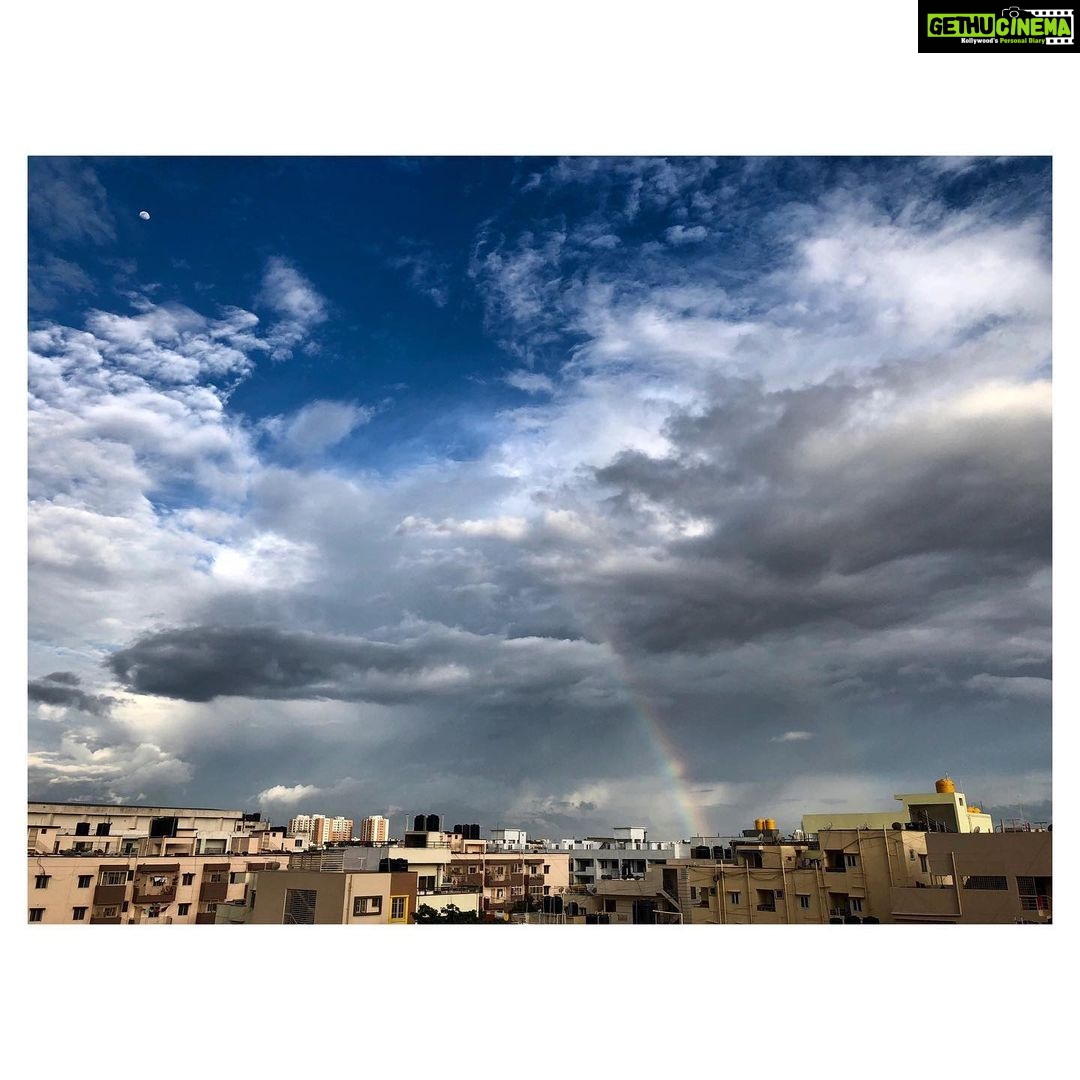 Shritha Sivadas - 1.9K Likes - the sun , the moon and the rainbow ♥️.. #sunmoonrainbow