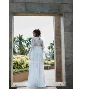 Shritha Sivadas Instagram - ‘Do you believe in fairy tales? 🧚🏻‍♀️🧚🏻‍♀️🧚🏻‍♀️. Click by @pournami_mukesh_photography  Styling by @divyaaunnikrishnan  MUAH.  @alagne_signature  Outfit @minka_by_naufiahabeeb  Location: @crowneplazakochi