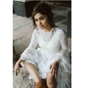Shritha Sivadas Instagram - ‘Do you believe in fairy tales? 🧚🏻‍♀️🧚🏻‍♀️🧚🏻‍♀️. Click by @pournami_mukesh_photography . .  Styling by @divyaaunnikrishnan . .  MUAH.  @alagne_signature . .  Outfit @minka_by_naufiahabeeb , .  Location: @crowneplazakochi