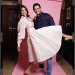 Shriya Saran Instagram - Happy birthday @sharmanjoshi Big hug . Let’s rock music school on 12 th of may @harshphotography11 @makeupbymahendra7 @yogitasheth96