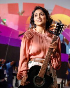 Shriya Saran Instagram - Happy Sunday from music school 
Releasing on 12 th may